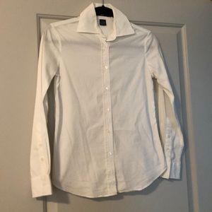 White button down